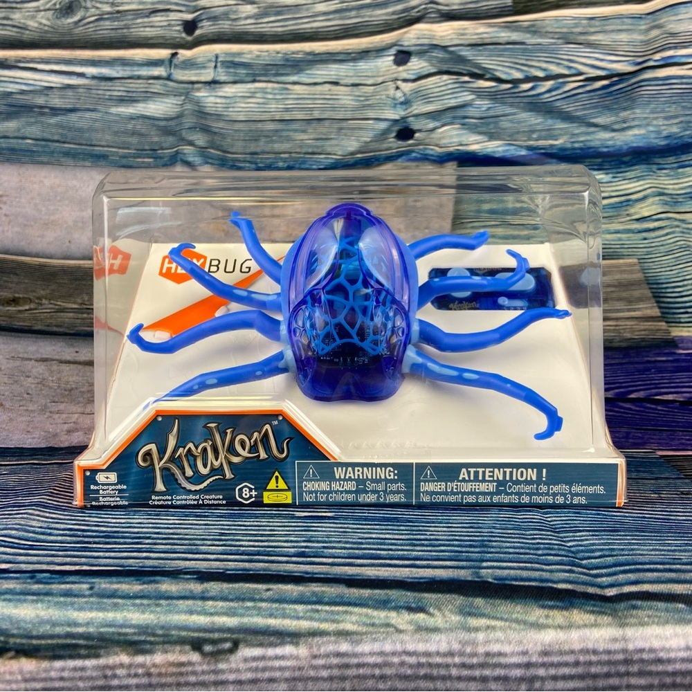 Hexbug remote controlled Kraken in blue